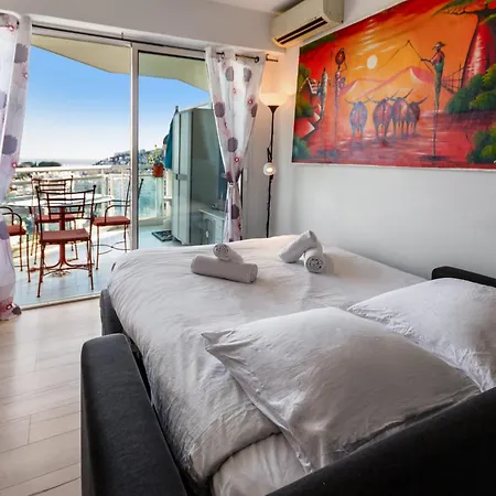 La Coquette - Sea View - Parking - Ac - Pool Apartmán Nice